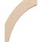 Ekena Millwork 3-inch W x 14-inch D x 18-inch H Thorton Rough Cedar Woodgrain TimberThane Knee Brace, Primed BRCUR03X14X18THRRCPR - alternate 4